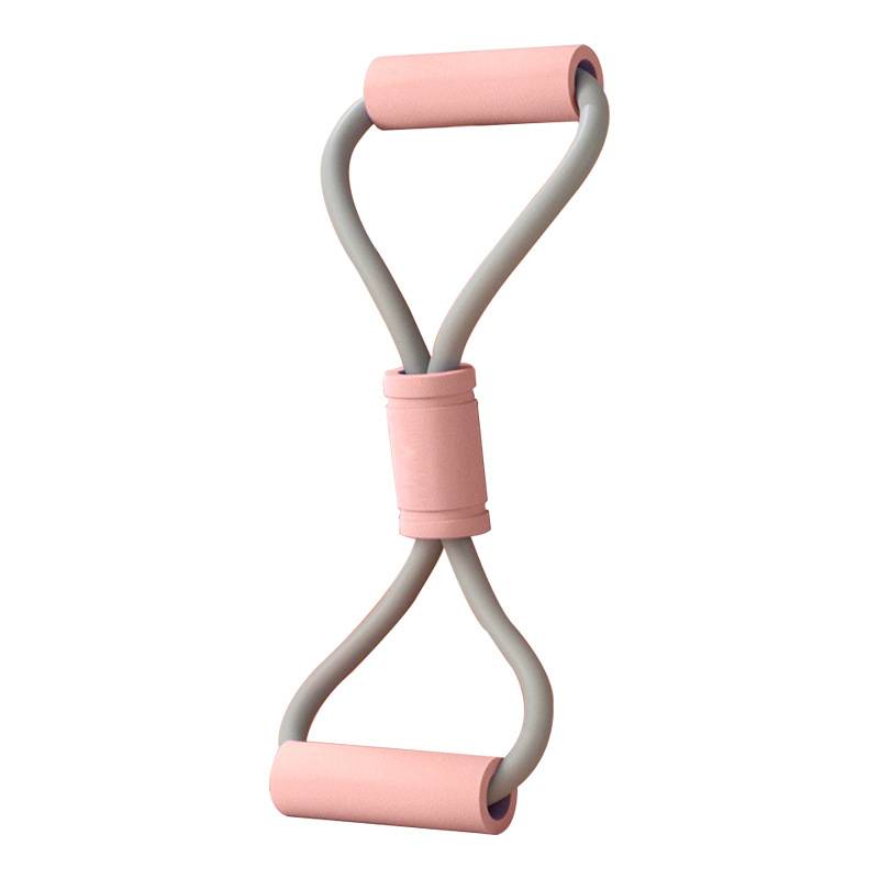 Eight -character stretch elastic rope chest expansion slimming yoga men and women 8 -character tension rope home fitness device Germany 8 characters