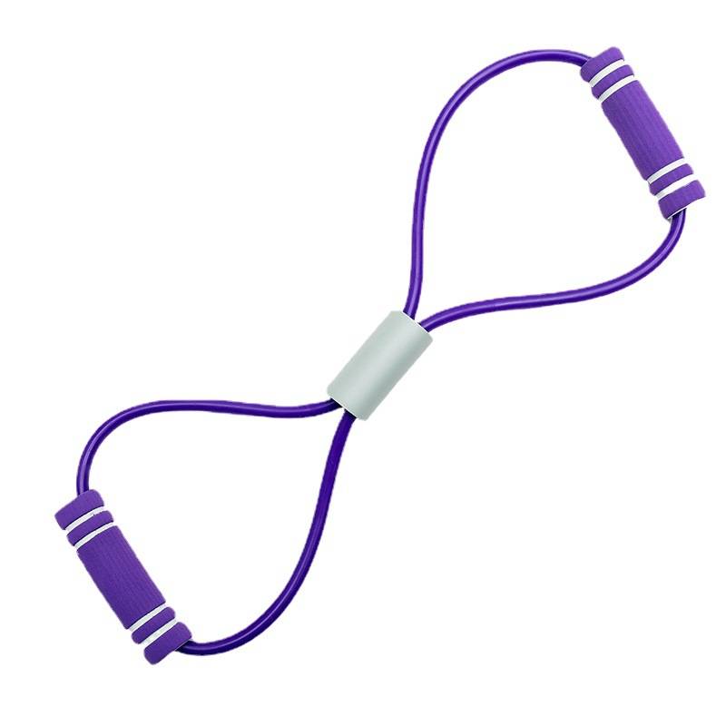 8 -character tensor yoga stretch band eight -character tension ropes open back beauty back pull stretcher home fitness thin back exercise