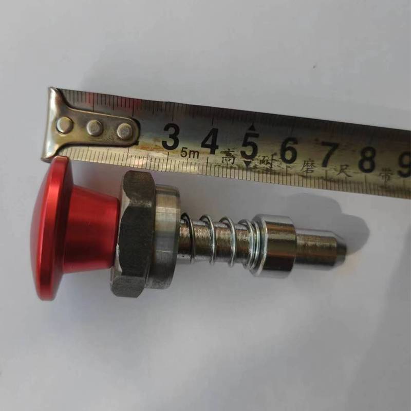 Elastic spring plug -in sales, pull -up handle round plum blossom M8M10 fitness equipment accessories aluminum alloy knobs