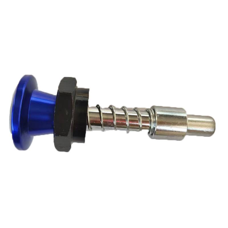 Elastic spring plug -in sales, pull -up handle round plum blossom M8M10 fitness equipment accessories aluminum alloy knobs