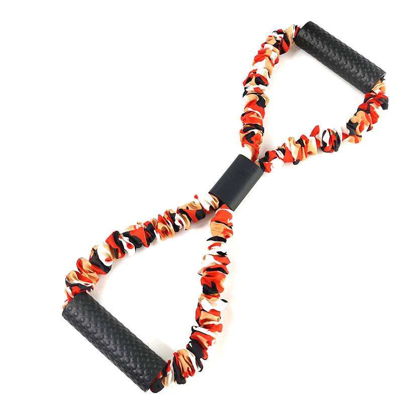 8 -character tattoors men's and women's fitness home elastic bands exercise fitness equipment tension rope pull back skinny legs strength