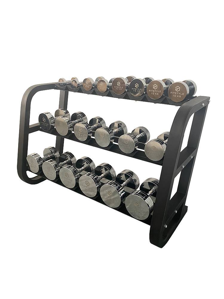 Pure steel electroplated dumbbell male 5-30 kg one-on-pair dumbbell frame private teaching set dormitory dormitory home fitness dumbbell
