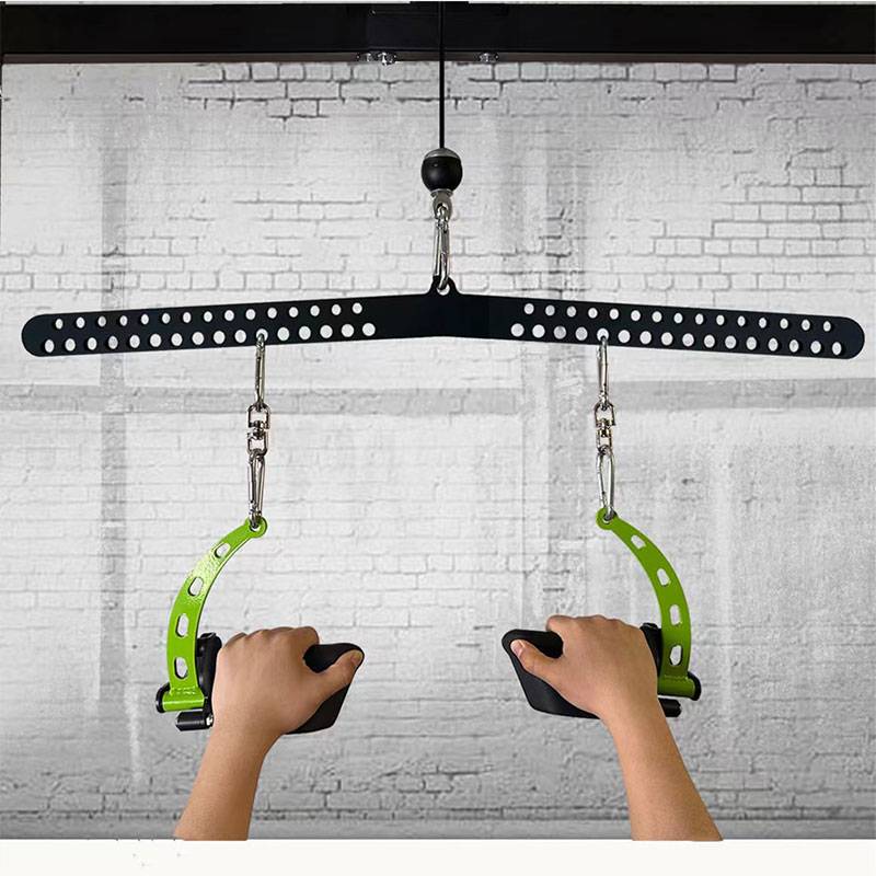 Multi -pores adjustable high -pull back training device high -level lano dragon door rack pendant to adjust sitting position pull back handle accessories