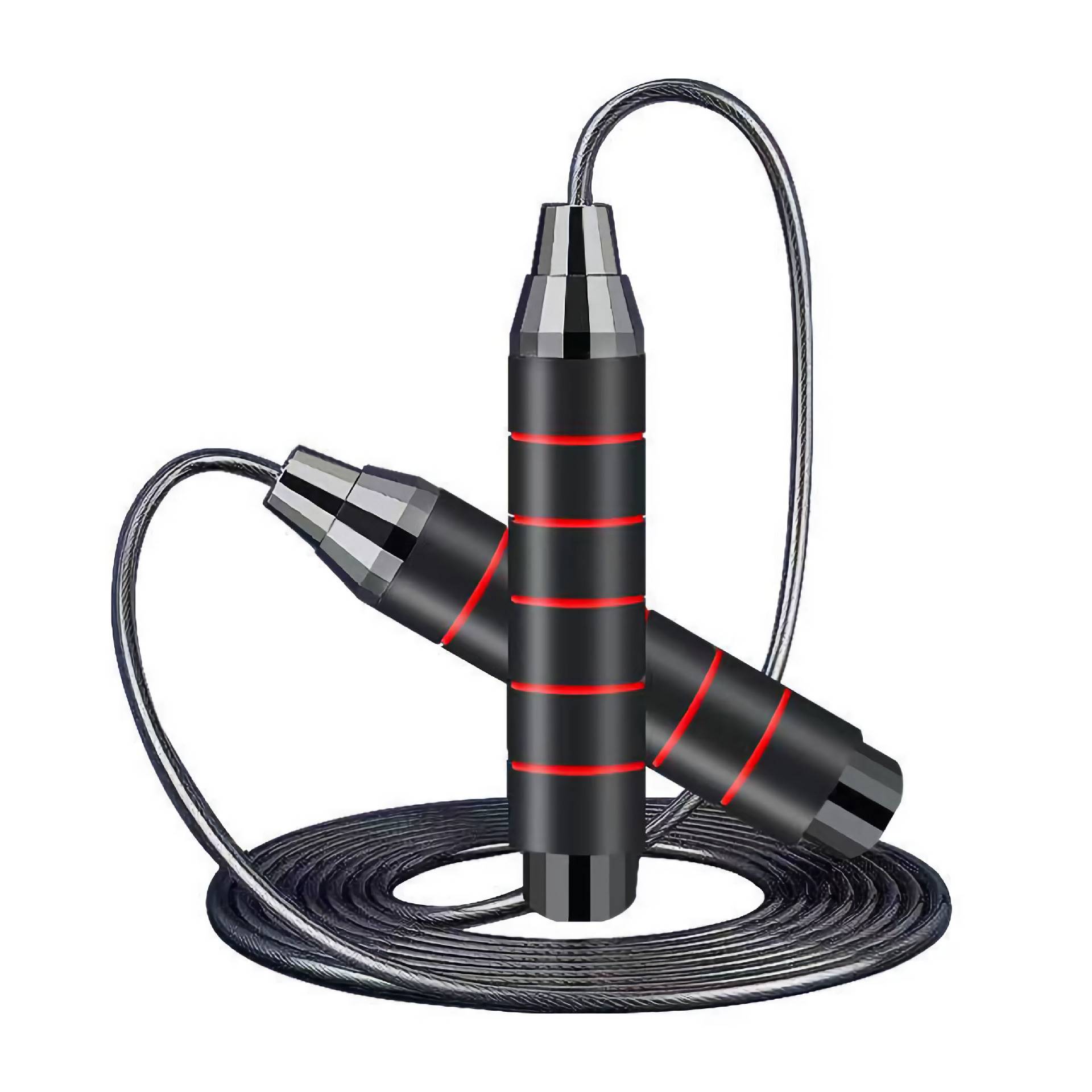 Zhijia new steel wire foam skipping rope jumping home sports fat burning fat reduction and fitness equipment Long rope jump rope spot