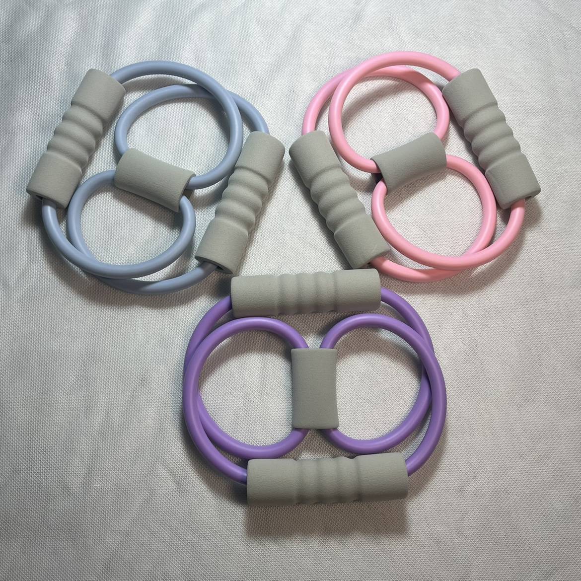 8 -character hulaer home fitness elastic band yoga equipment female practicing shoulder beauty back artifact stretch stringer thin back rope