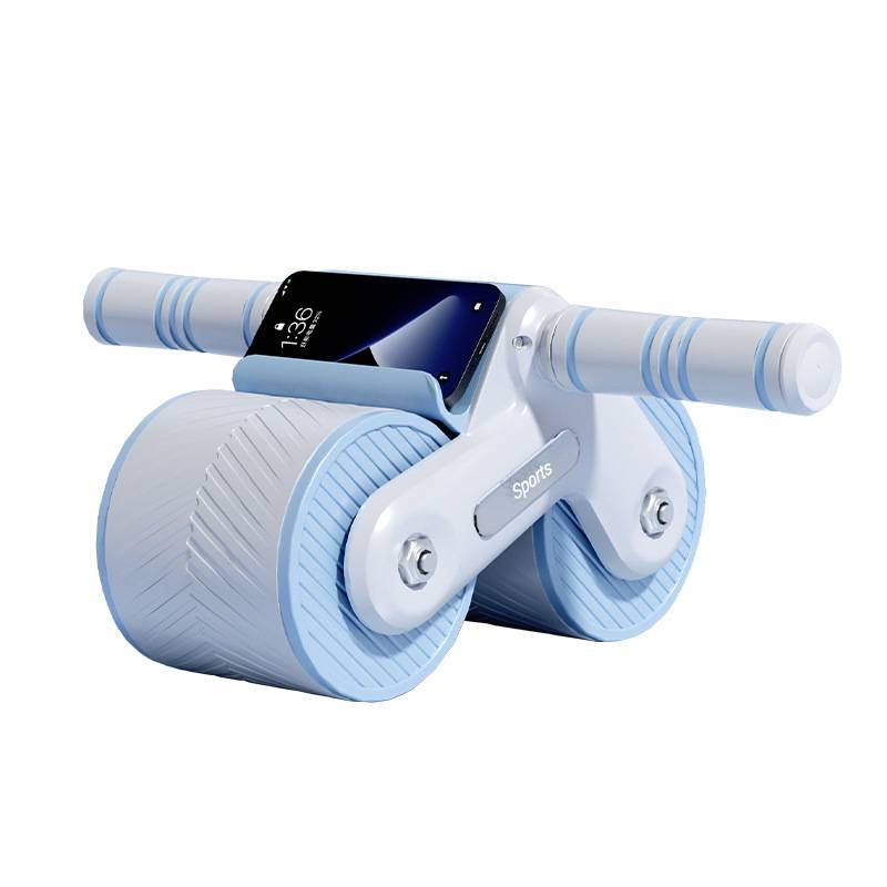 2 rounds of abdominal wheels 4 rounds 4 rounds of automatic rebound abdominal muscles exercise men and women, abdominal lean belly artifact sports fitness equipment