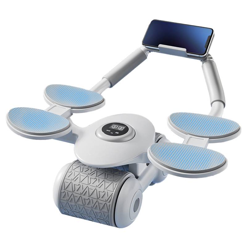 Automatic renovation of the abdomen wheel training abdominal muscle artifact elbow support roller rolling wheel, abdomen, abdomen, male household fitness equipment female
