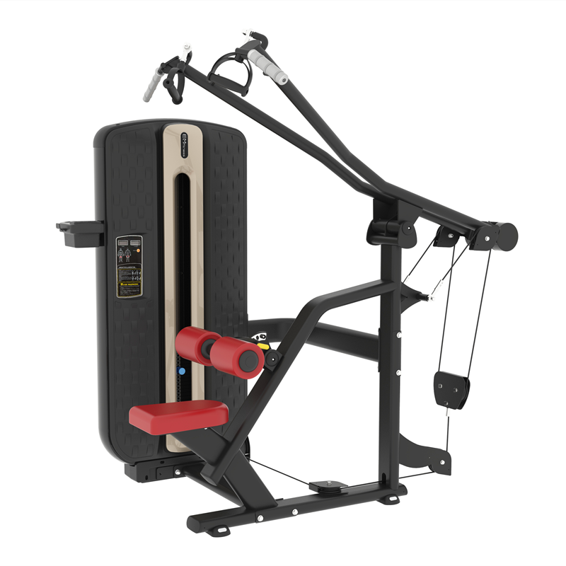 High-level pull-up of high-back trainers and high-level pull-downs of high-level gyms