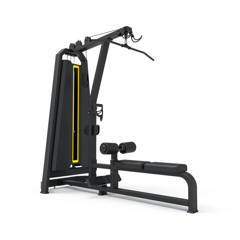 High-level pull-up of high-back trainers and high-level pull-downs of high-level gyms
