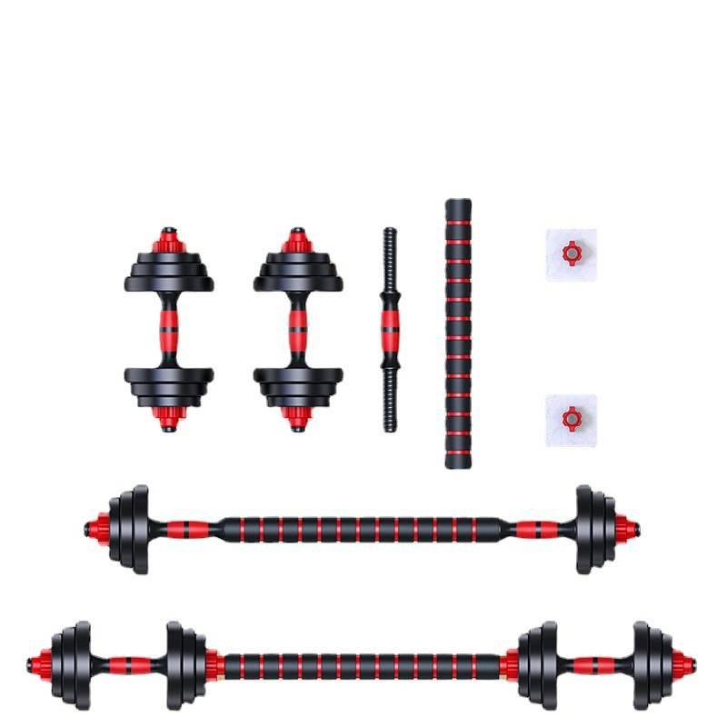 Dumbbell Men's Home Barbells adjustable to disassemble glue pot bones exercise exercise exercise fitness equipment group 40kg set