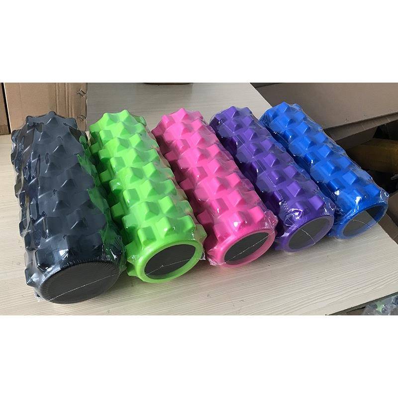 Yoga column muscle relaxation roller shaft shaft Langya wolf tooth stick solid cervical spine roller fitness massage