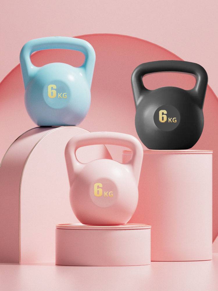 Self -irrigation pot Bell Bell Bell Bell Bell Bells Fitness House 6 kg of Butt Training Instrument Lifting Puzla Dumbbell Squat Sports Hip Hip