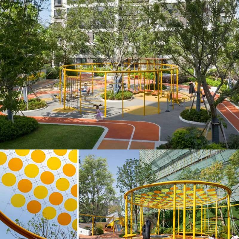 Outdoor Fitness Park Multifunctional Combination Play Facilities Community Adult Energy Training Fitness Equipment