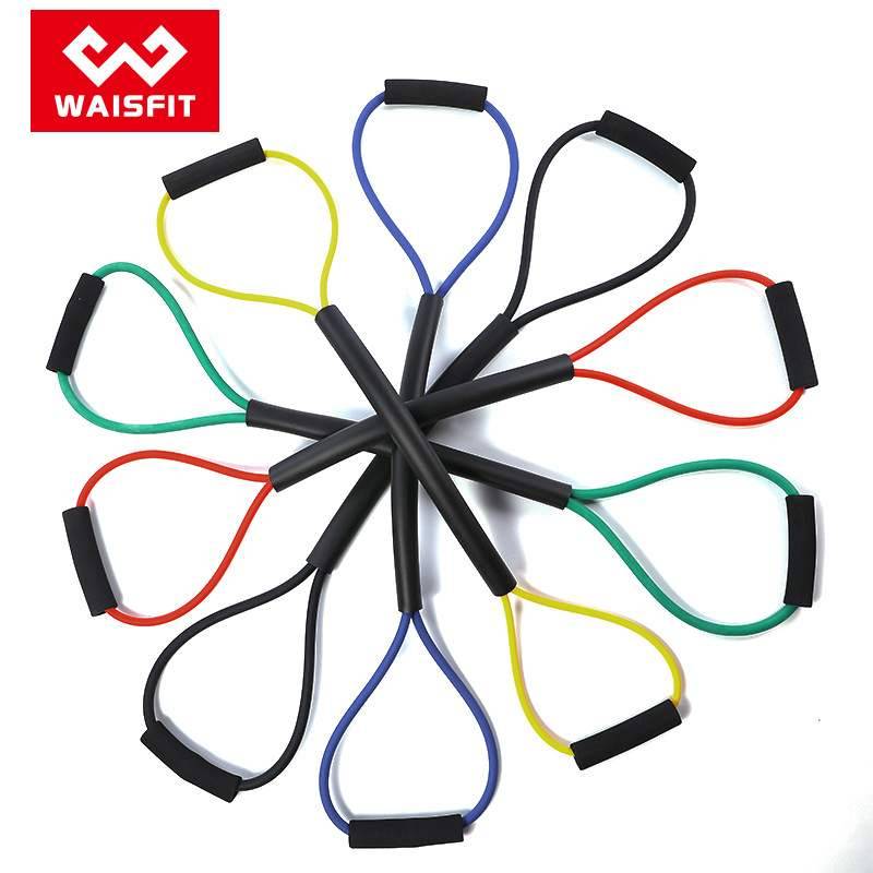Boxing speed scattering Muay Thai -empty strike eight -character elastic band resistance rope training out of boxing equipment fighting training belt