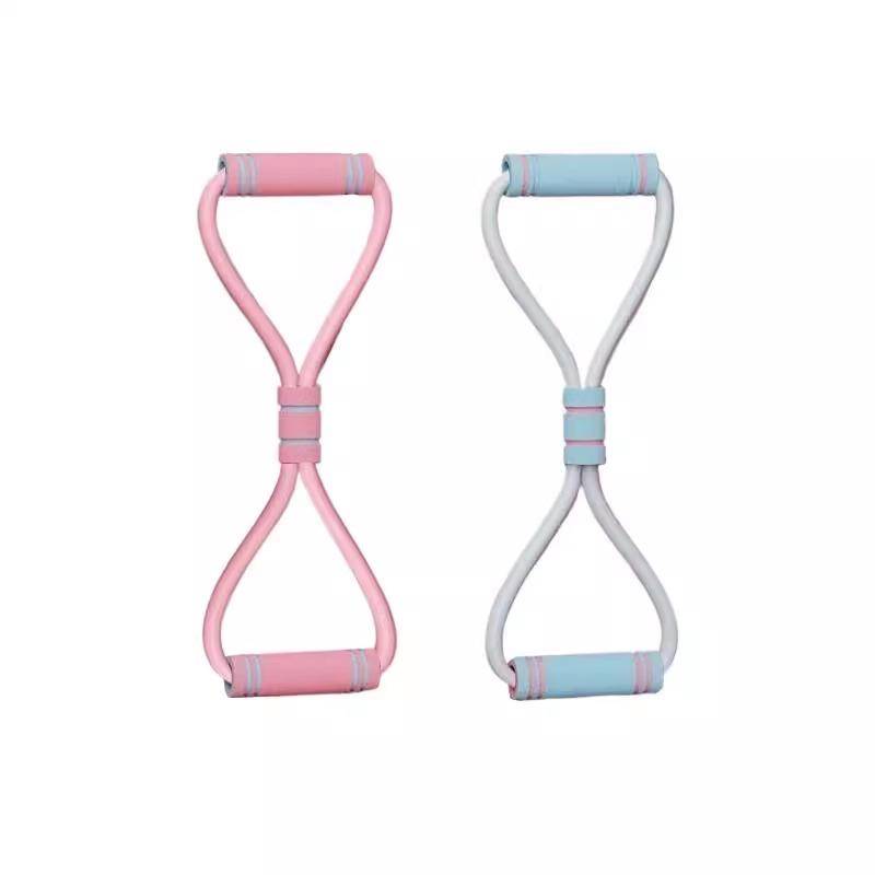 8 -character hulaper Female Family Fitness Open Back Back Light Rope Rope Yoga Strerting Back Practice Back Model