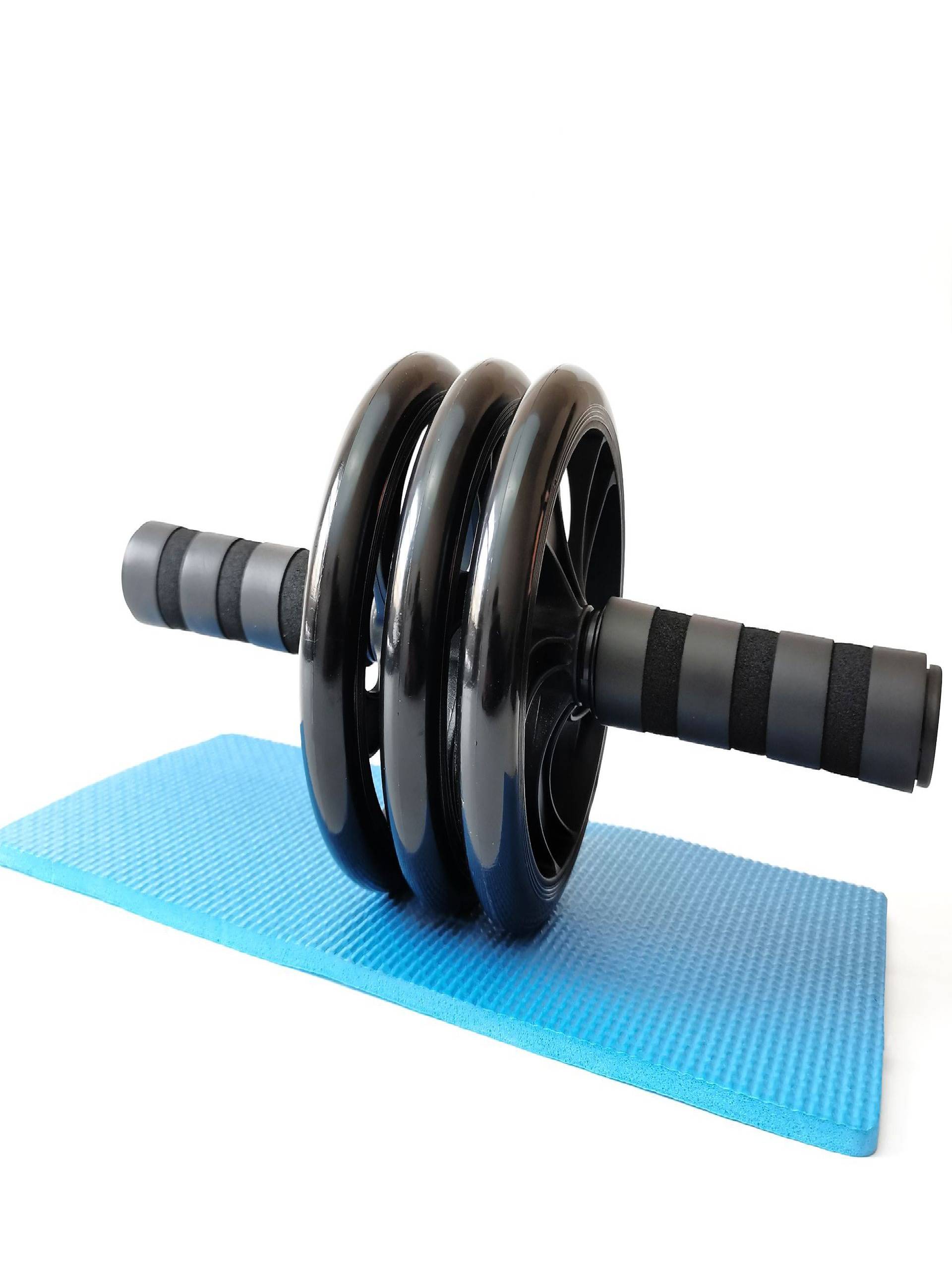 Men's abdominal muscle wheel men's abdomen exercise fitness equipment Women's household use of diarrhea mute wheels