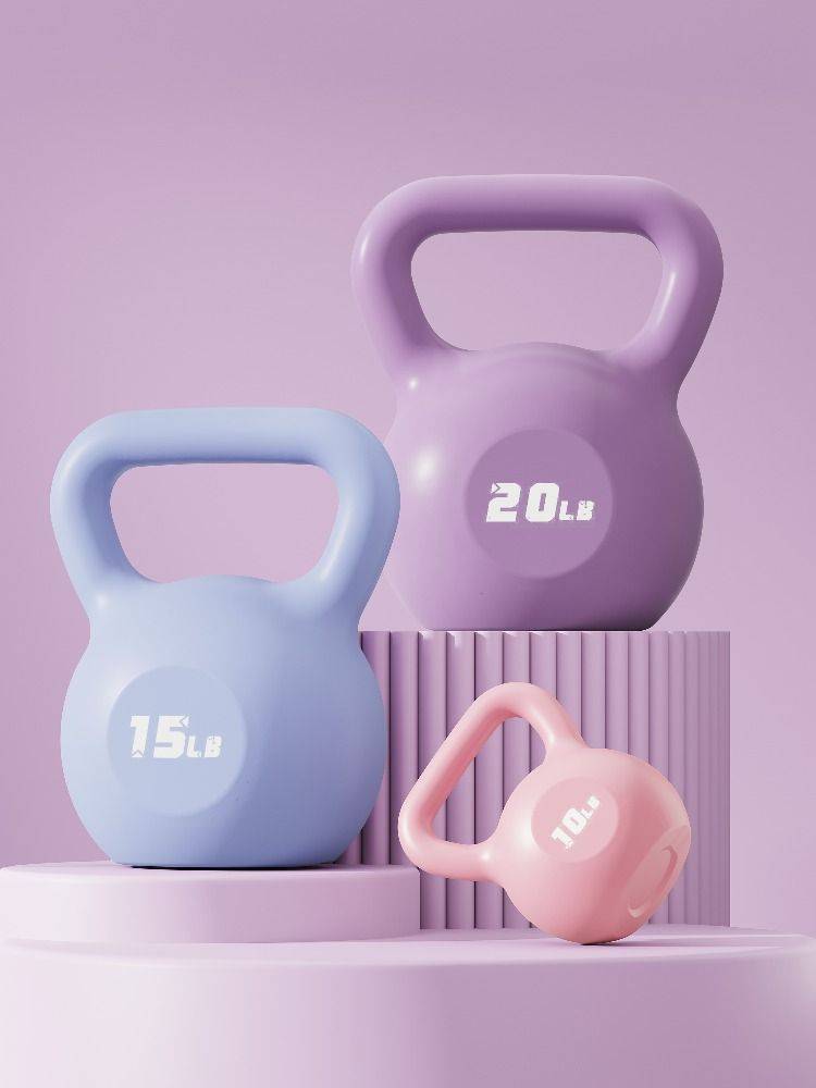 Pot Bell Ms. Fitness Equipment Family Dumb Dumb Dumb Bell Men's 6 kg random pot hip -hip artifact 5 exercise equipment