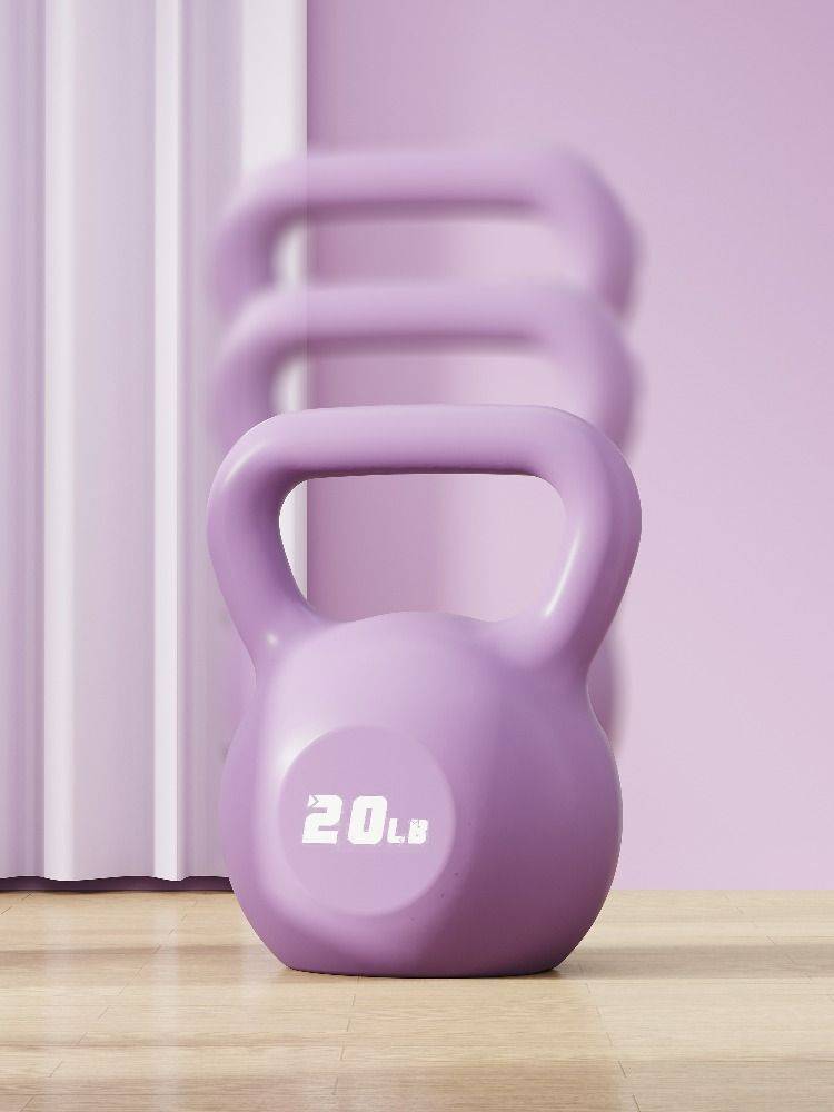 Pot Bell Ms. Fitness Equipment Family Dumb Dumb Dumb Bell Men's 6 kg random pot hip -hip artifact 5 exercise equipment