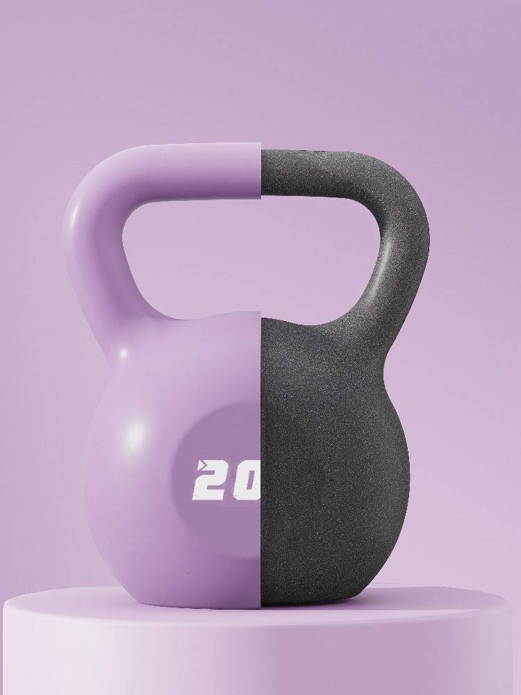 Pot Bell Ms. Fitness Equipment Family Dumb Dumb Dumb Bell Men's 6 kg random pot hip -hip artifact 5 exercise equipment