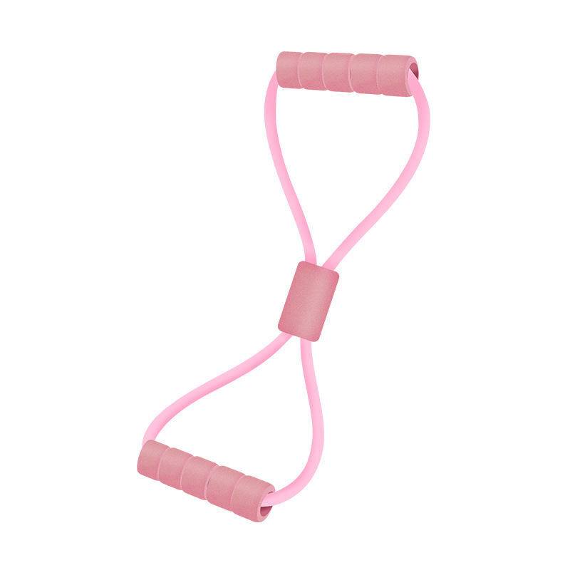 8 -character tensor open shoulder beauty back artifact tensile rope elastic band home fitness ladies yoga equipment 8 -character rope