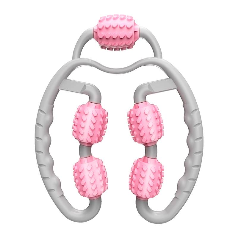 Thin leg artifact Multifunctional massage device five -wheel foam roller axis relaxation lean calf muscle type ring -shaped leg roller