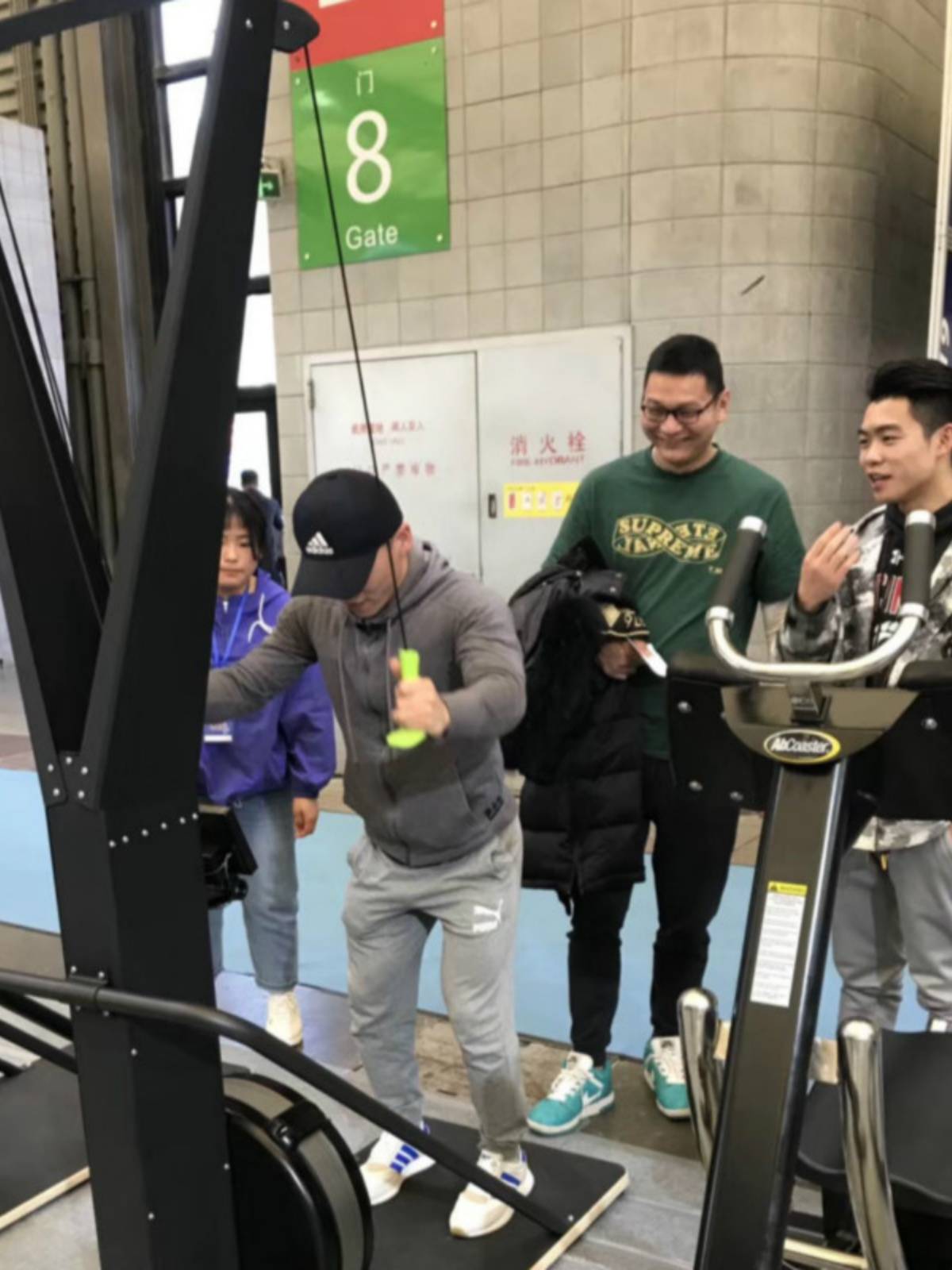 Langmai's indoor snow machine, the original imported PM5 fitness training device combination skiing machine wind blocking ship