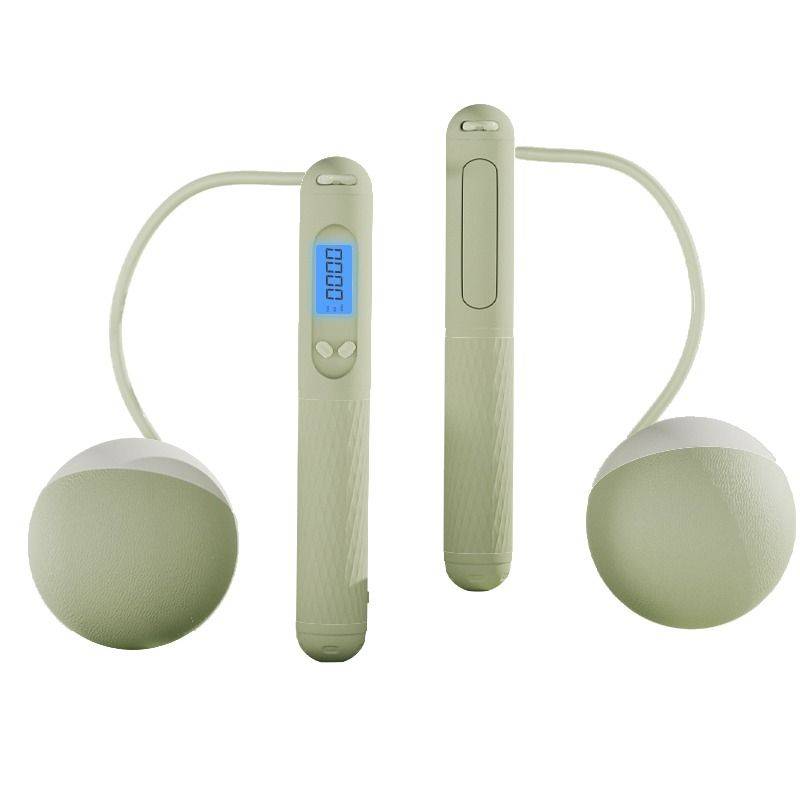 Rope -free skipping fitness weight loss exercise dedicated gravity counting loading ball lipar lipoeless girl steel wire