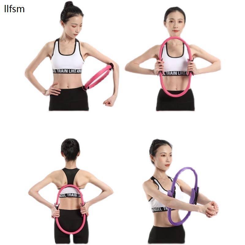 Plati Ring Yoga Ring Basin Basin Basin Basin Muscle Magic Circle Fitness Roller Thousands of Thousands of Back Moral Practice Yoga Wheel