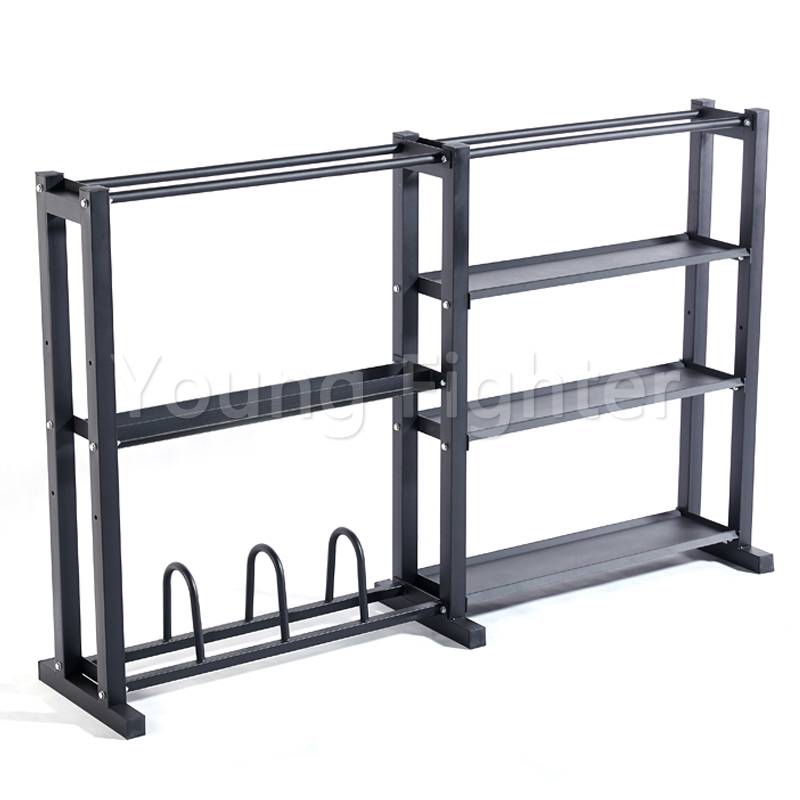 Gym set up a rack yoga ball dumbbell sports small equipment storage rack private education small tools storage rack