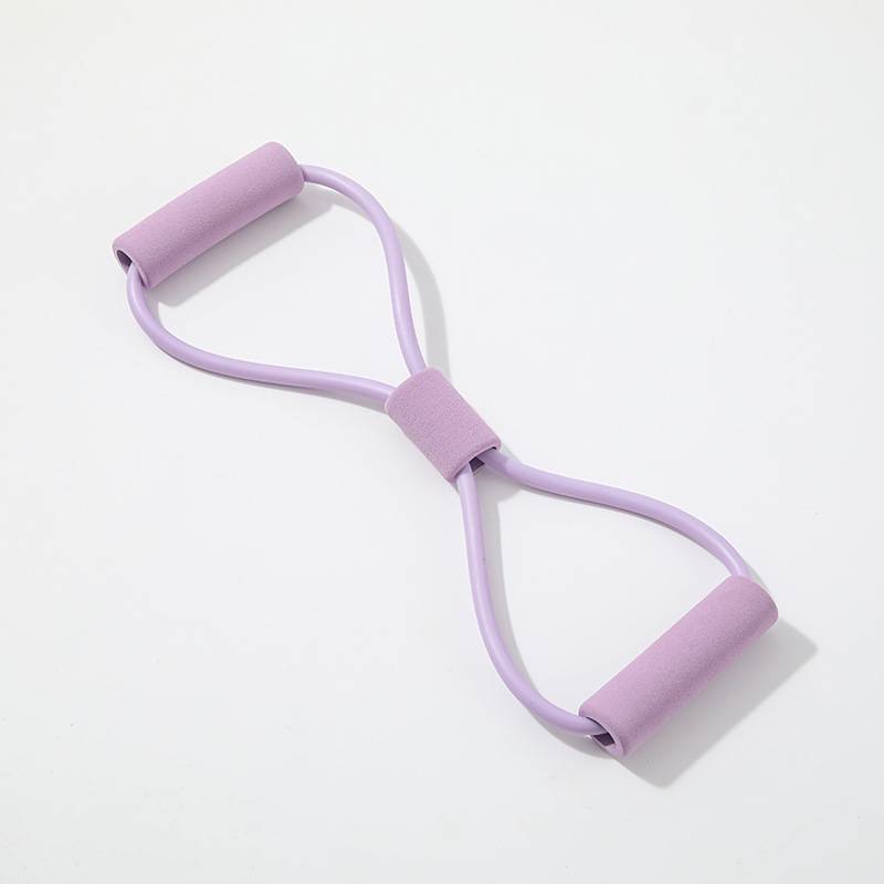 Bold 8 -character stretchrier elastic tube expansion of the chest tension band beauty back yoga training equipment open back fitness eight -character rope