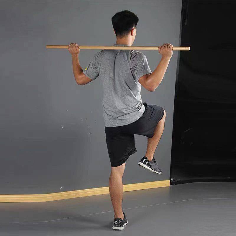 Yoga Plati training equipment evaluate stick spine correction sticks fitness stick rehabilitation wood stick shape 1.2 meters