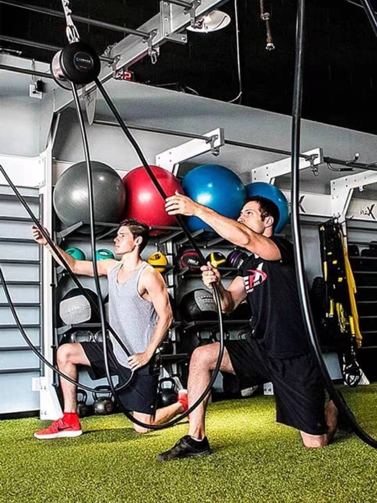 Commercial suspension pulley pull rope climbing machine can fight rope rope multi -grade resistance tension rope trainer