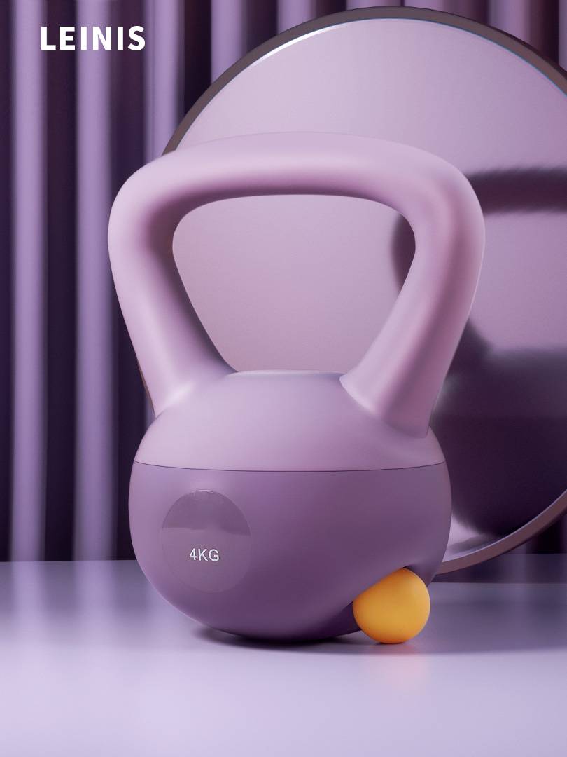 Ms. Pot Bell Fitness House Puzla Dumbbells Squattication Practice Power Training Equipment 5kg Soft Pot Ling