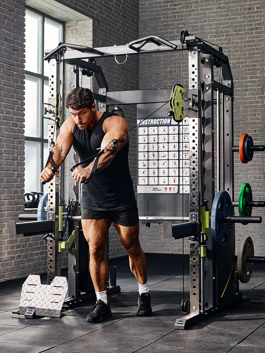 The Dragon Gate Gymnasium Gymnasium Operator's Multipurpose Gymnasium Training Package with a Smith machine