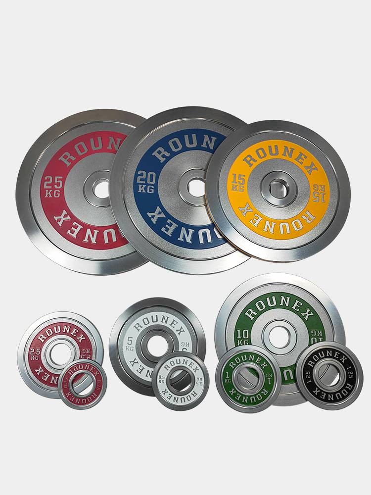 Rounex Power Raise barbells Steel Steel Pure Steel Plated Pole Pole Dumb Dumbbell Fitness Private Teachers Squatdo Circular Parallel