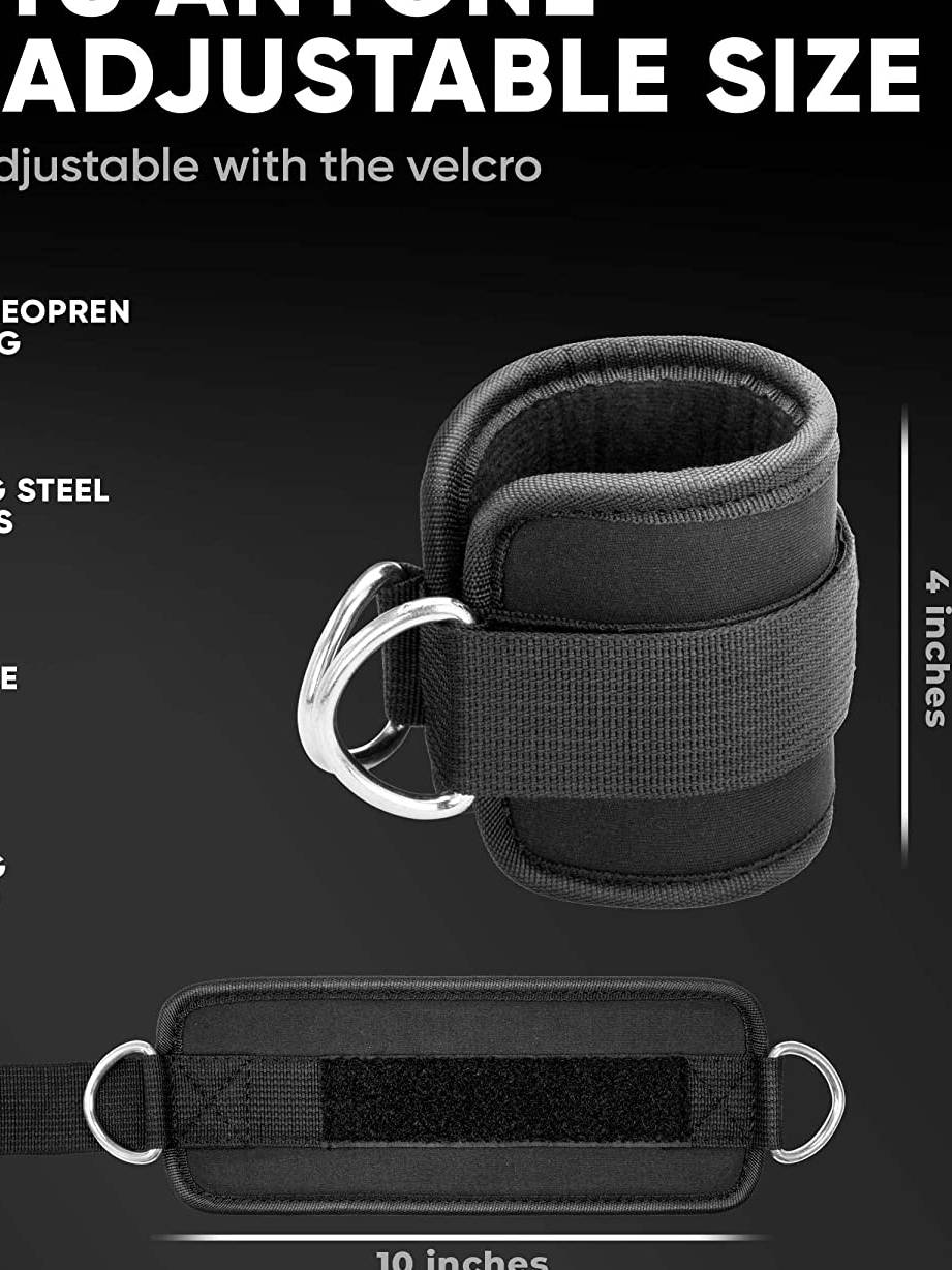 Fitness ankle buckle dragon door frame buckle parts practice legs practice hip thighs, wrist tie men's and women's tension rope accessories