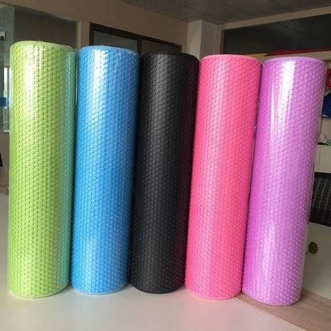 Floating -point foam shaft EVA60CM roller muscle relaxation 45cm fitness massage wolf tooth rod 90cm extended solid solid solid