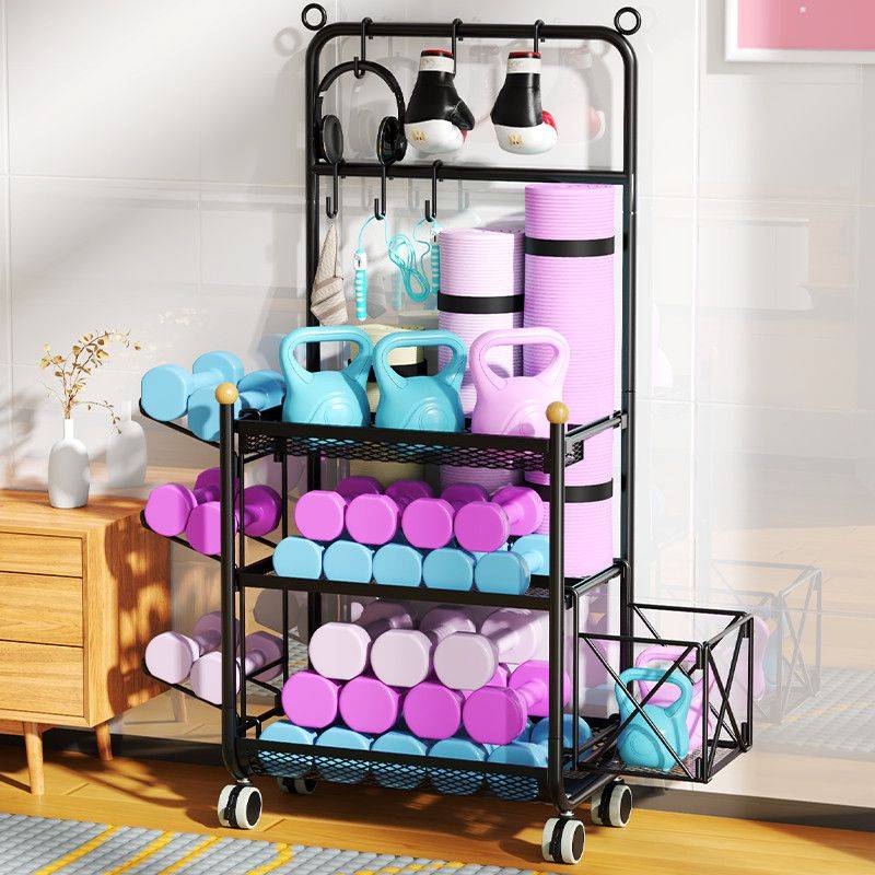 Yoga cushion storage rack basketball foam axis Family sports sports products fitness equipment multifunctional shelf