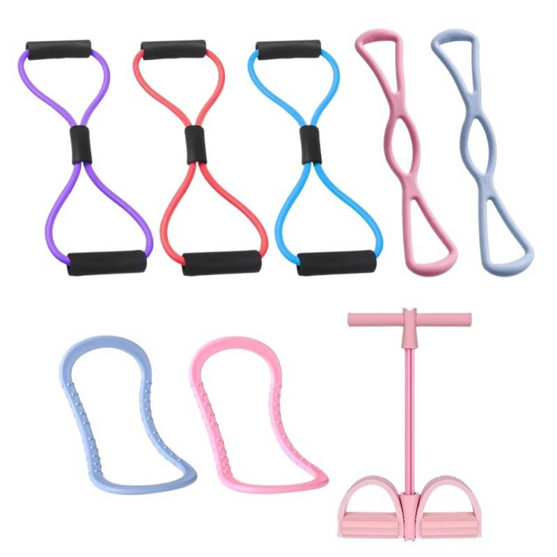 Lightr A1P90-Eight-character open shoulder resistance band beauty back elastic stretching band yoga training equipment fitness house