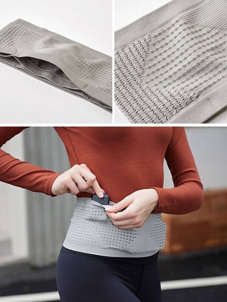 A sports bag with a multi-purpose belt and an open morning gym for invisible women