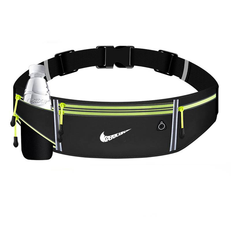 "Sport waist bag, male running phone bag, small, thin, waterproof, multi-purpose outdoor exercise belt."