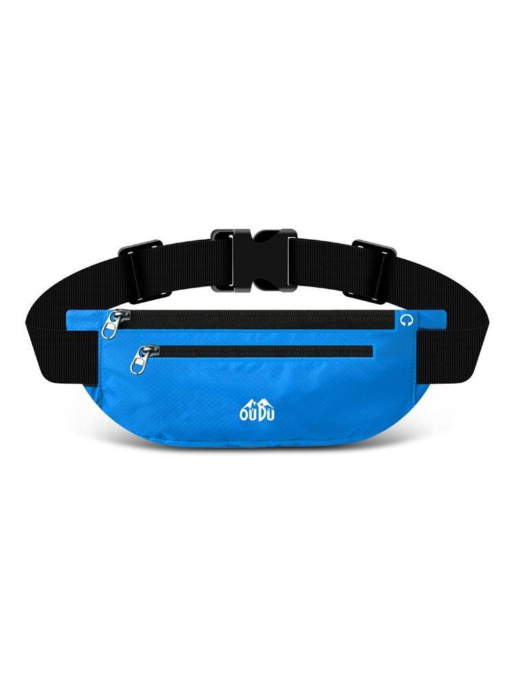 Japanese sports running mobile phone bag ultra -thin men and women travel invisible waist bag outdoor equipment bag waterproof waistpack bag
