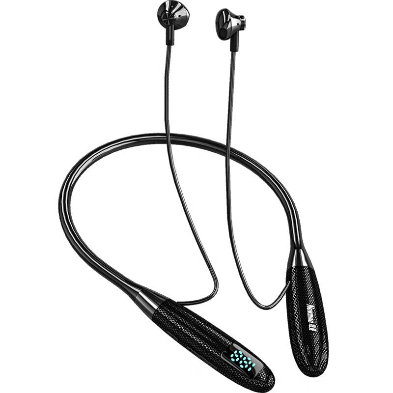 Newman Bluetooth headset hanging neck wireless sports neck hanging ear running magnetic suction music game call noise reduction