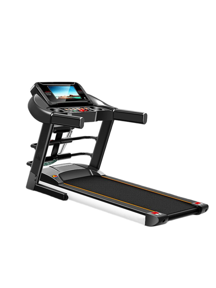 Household model large ultra -static shock absorption can be foldable running -type auxiliary artifact commercial gym treadmill