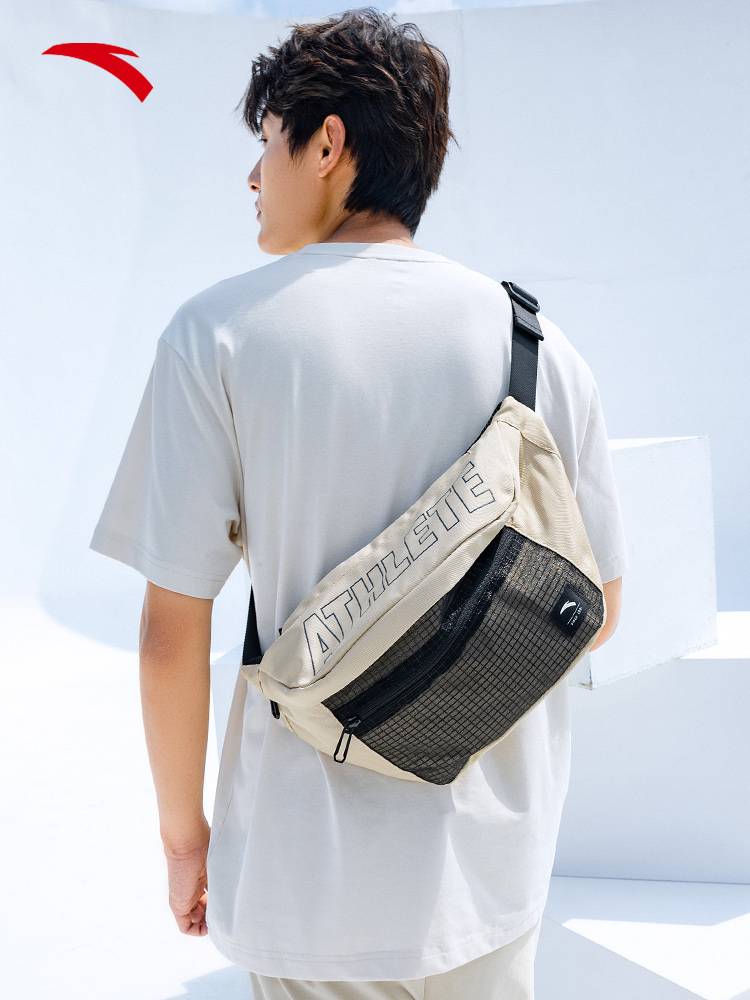 Anta Sports Messing Bags Men's Women's Cycling Boys Casual Waist Bags Backpack Running Sports Outdoor Backpack