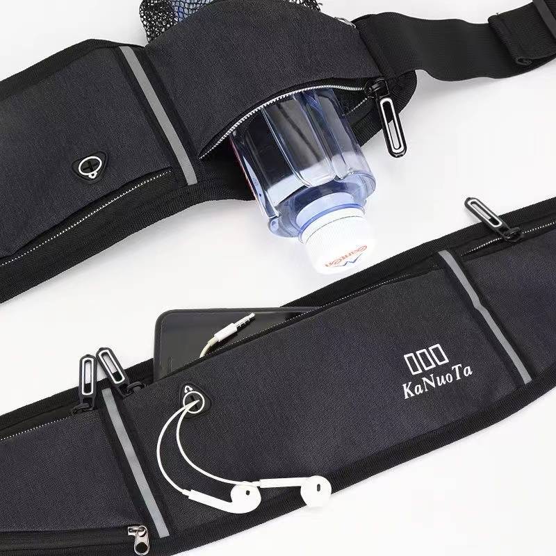 New running bag men's and women's external sports bag waterproof tourism, fitness waist bag large -capacity cash register belt bag