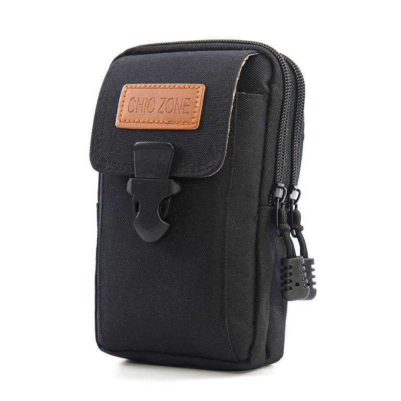 New mobile phone pocket men's mobile phone bag belt hanging bag sports tactics outdoor running large capacity durable fitness