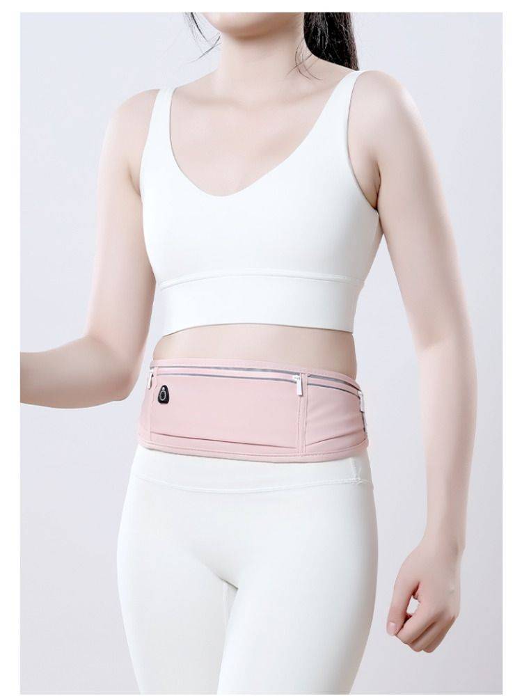 Summer running mobile phone bag sports waist bag men's and women's fitness bag outdoor morning run invisible belt new thin and light