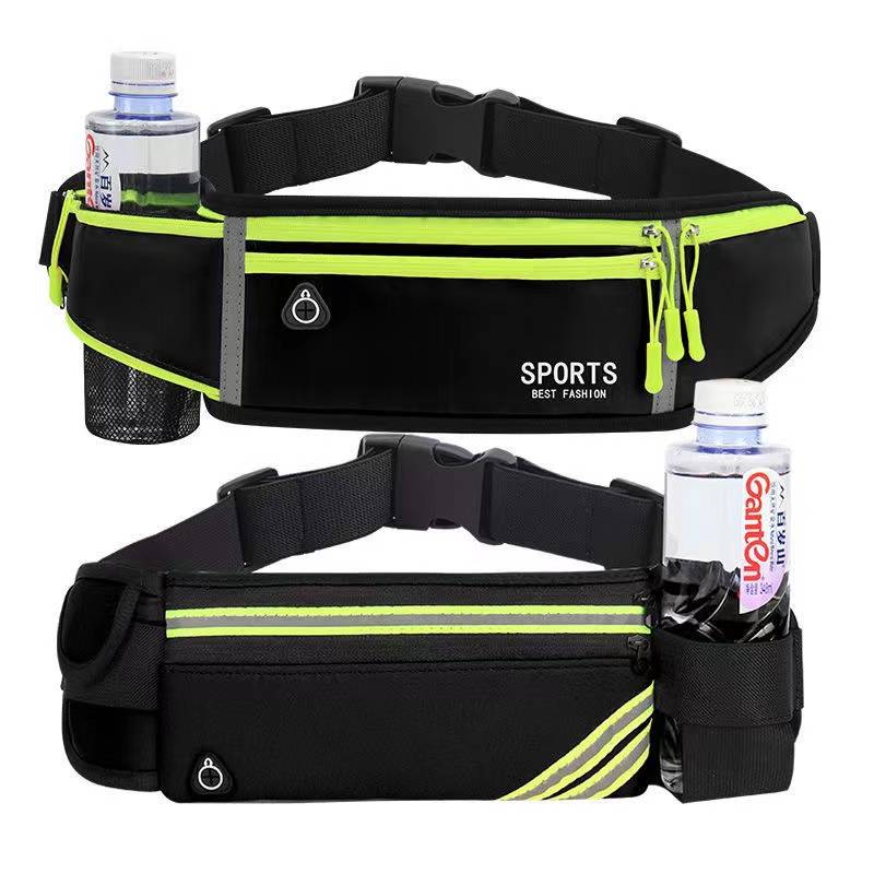 A running mobile bag, a sports bag, and a gym bag, with a light waterproof and invisible belt