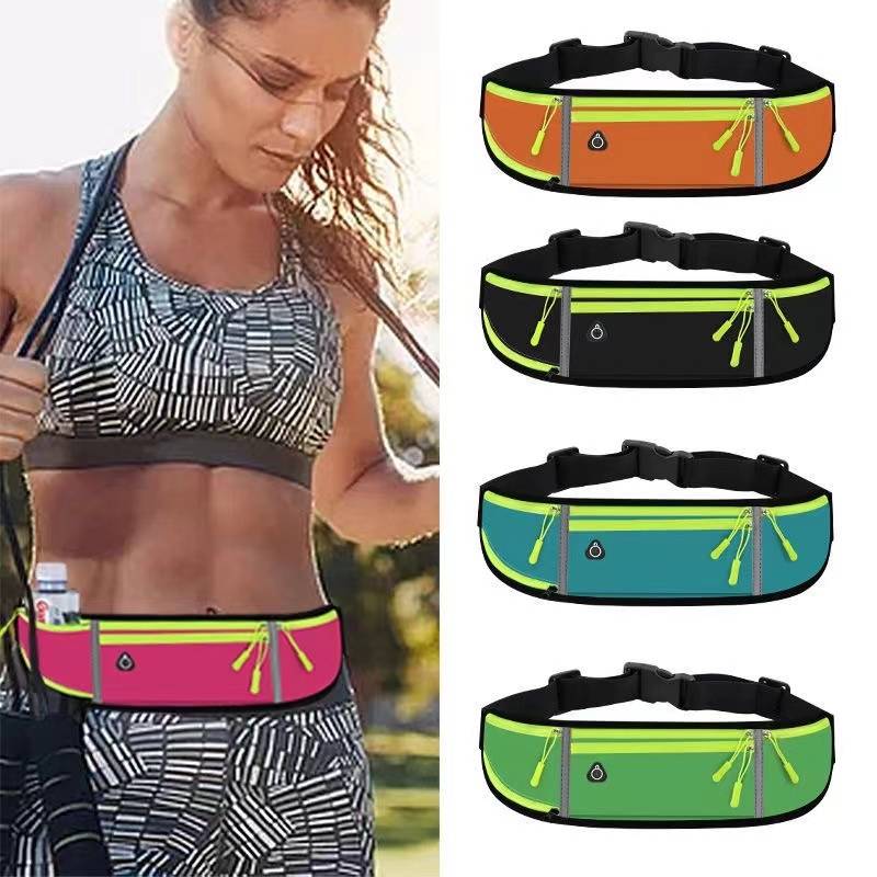 Men and women's universal waist bag multi -functional sports outdoor mobile phone bag tourism hidden mobile phone set marathon running bag